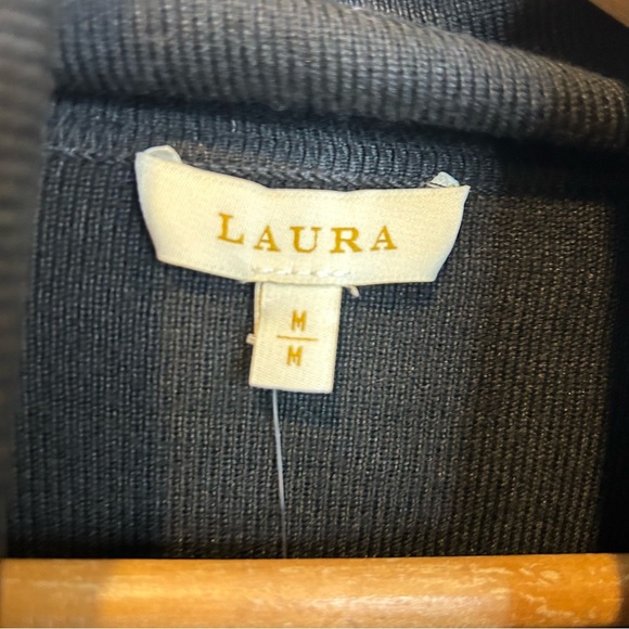 Laura Tonal Stone Embellished Turtleneck Sweater Black - Picture 7 of 10